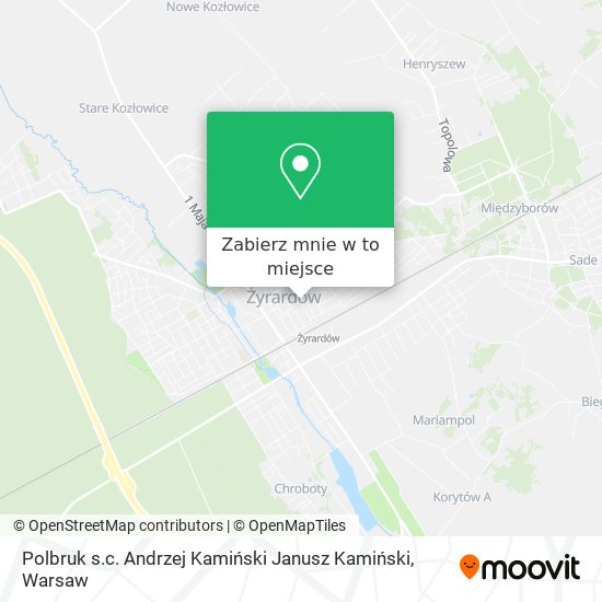 Mapa Polbruk s.c. Andrzej Kamiński Janusz Kamiński