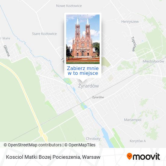 Mapa Kosciol Matki Bozej Pocieszenia