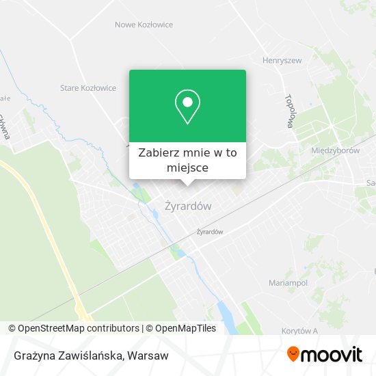 Mapa Grażyna Zawiślańska