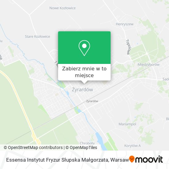 Mapa Essensa Instytut Fryzur Słupska Małgorzata