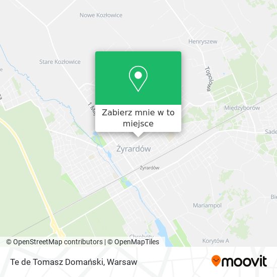 Mapa Te de Tomasz Domański