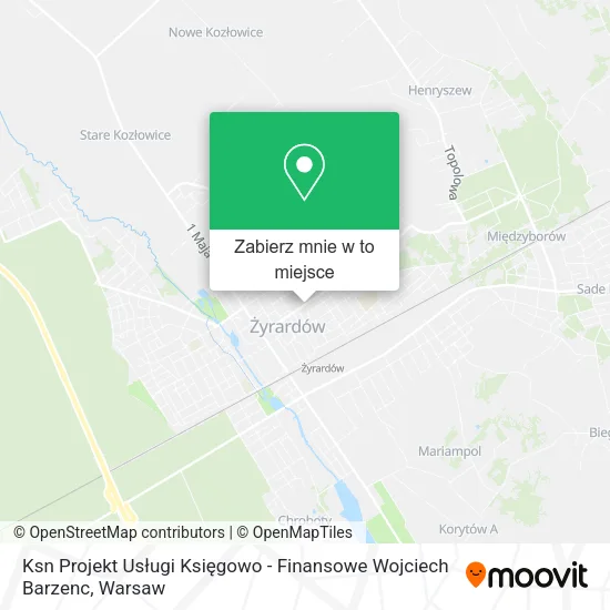 Mapa Ksn Projekt Usługi Księgowo - Finansowe Wojciech Barzenc