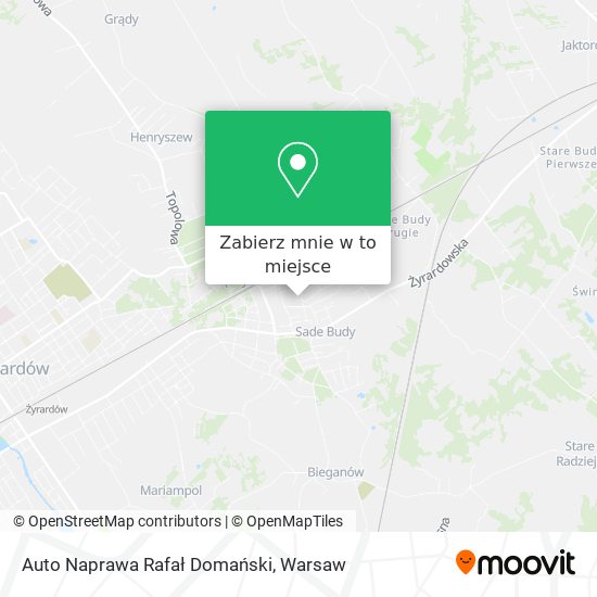 Mapa Auto Naprawa Rafał Domański