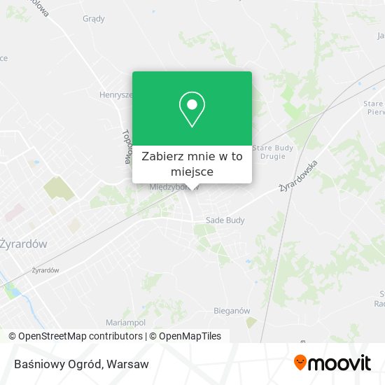 Mapa Baśniowy Ogród