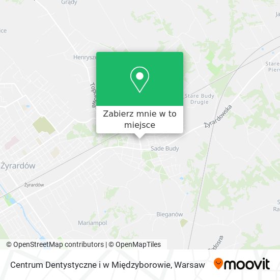 Mapa Centrum Dentystyczne i w Międzyborowie