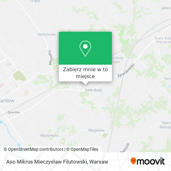 Mapa Aso Mikrus Mieczysław Filutowski