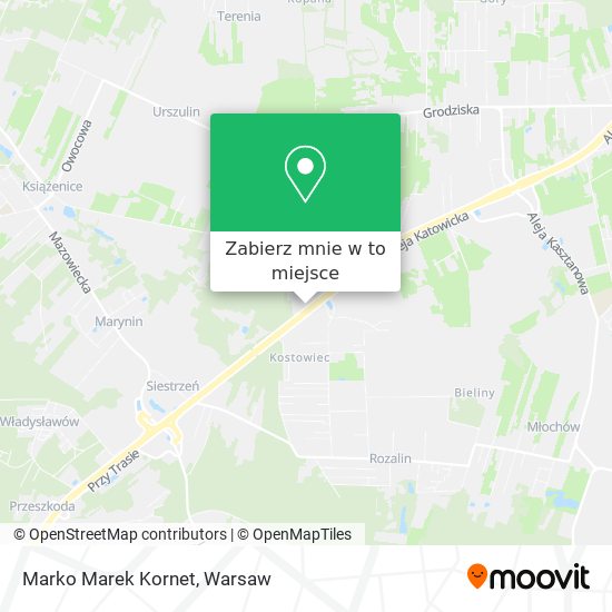 Mapa Marko Marek Kornet