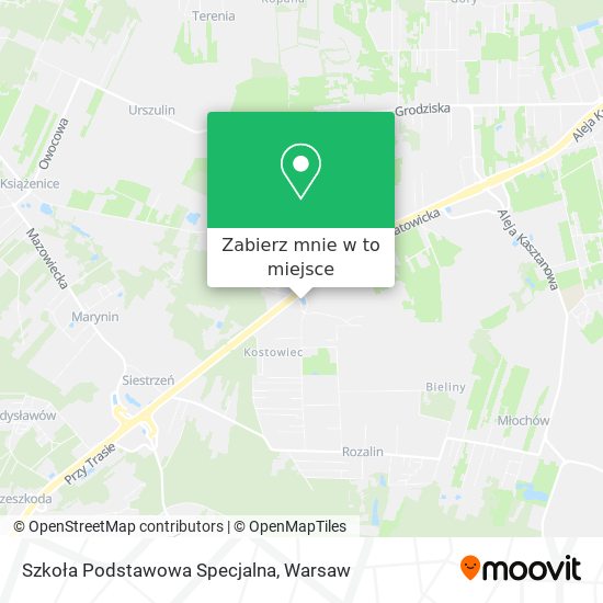 Mapa Szkoła Podstawowa Specjalna