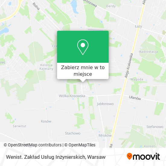 Mapa Wenist. Zakład Usług Inżynierskich