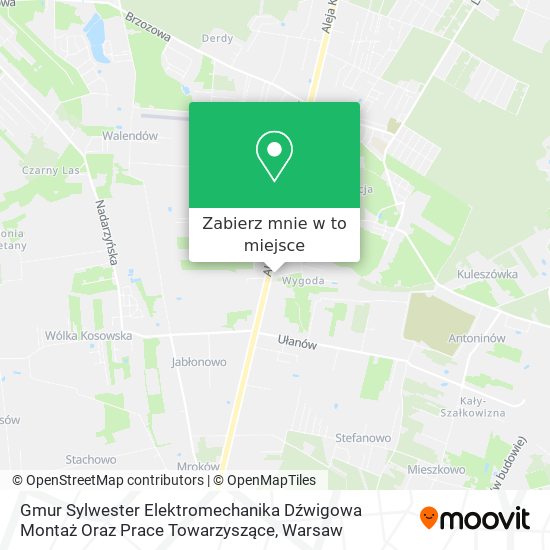 Mapa Gmur Sylwester Elektromechanika Dźwigowa Montaż Oraz Prace Towarzyszące