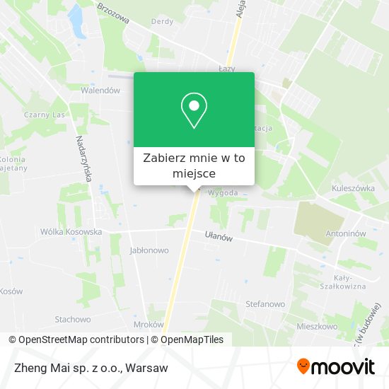 Mapa Zheng Mai sp. z o.o.