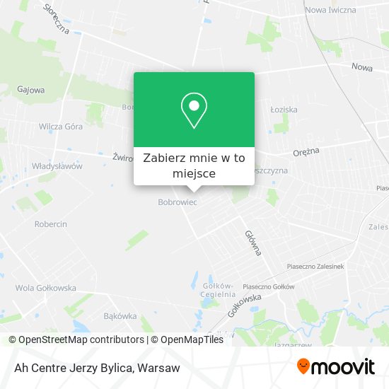 Mapa Ah Centre Jerzy Bylica