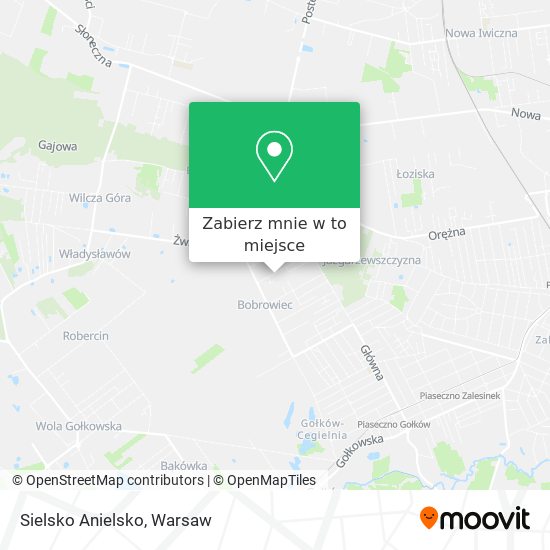 Mapa Sielsko Anielsko