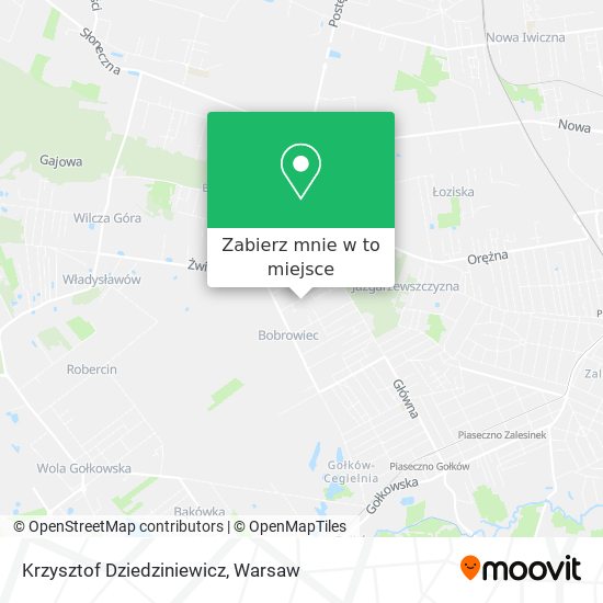 Mapa Krzysztof Dziedziniewicz