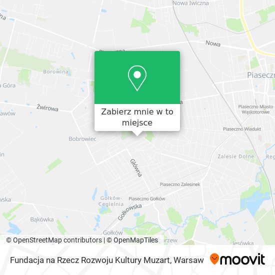 Mapa Fundacja na Rzecz Rozwoju Kultury Muzart