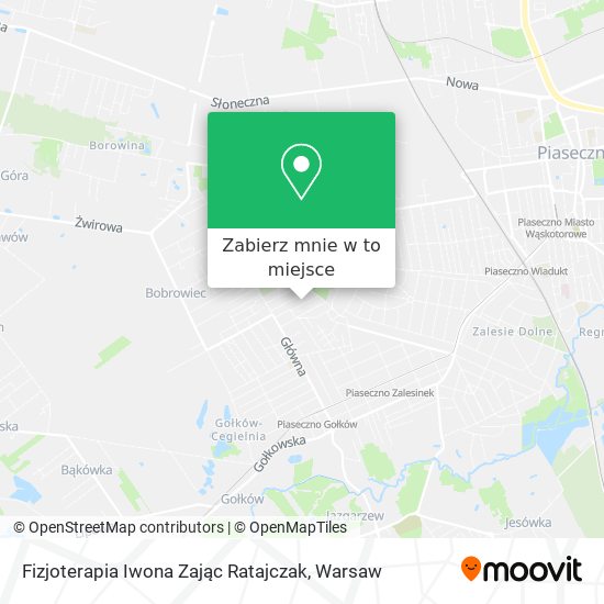 Mapa Fizjoterapia Iwona Zając Ratajczak