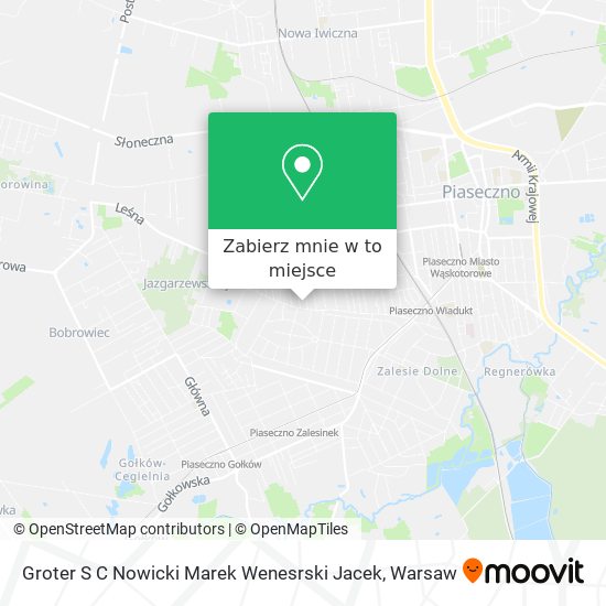 Mapa Groter S C Nowicki Marek Wenesrski Jacek