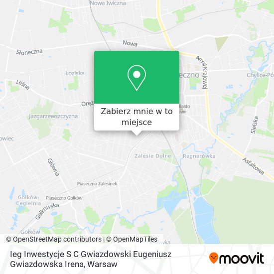 Mapa Ieg Inwestycje S C Gwiazdowski Eugeniusz Gwiazdowska Irena