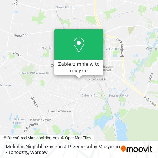 Mapa Melodia. Niepubliczny Punkt Przedszkolny Muzyczno - Taneczny