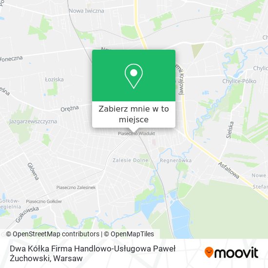 Mapa Dwa Kółka Firma Handlowo-Usługowa Paweł Żuchowski