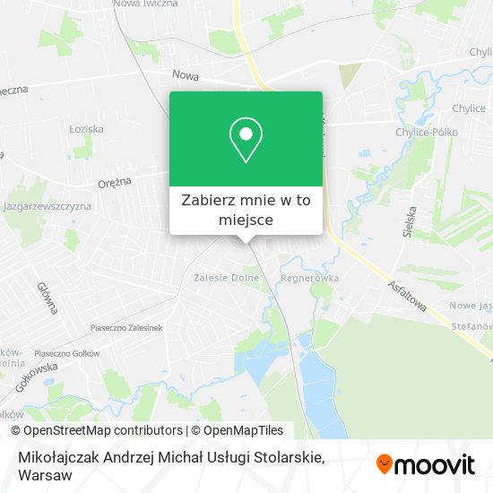 Mapa Mikołajczak Andrzej Michał Usługi Stolarskie