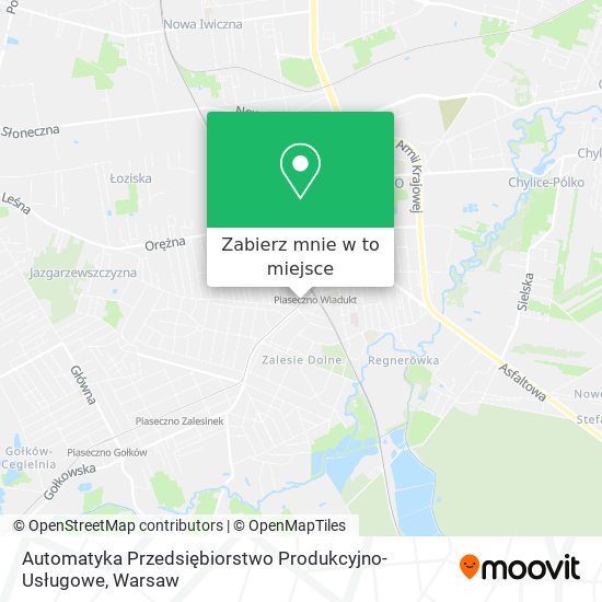 Mapa Automatyka Przedsiębiorstwo Produkcyjno-Usługowe