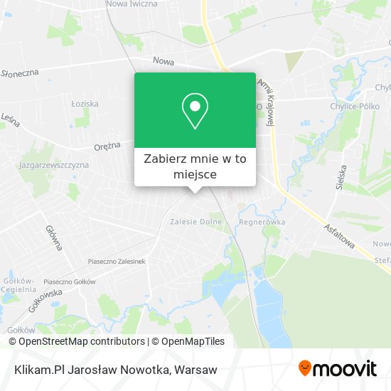 Mapa Klikam.Pl Jarosław Nowotka