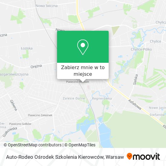 Mapa Auto-Rodeo Ośrodek Szkolenia Kierowców