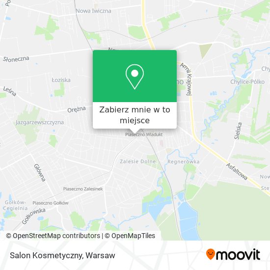 Mapa Salon Kosmetyczny