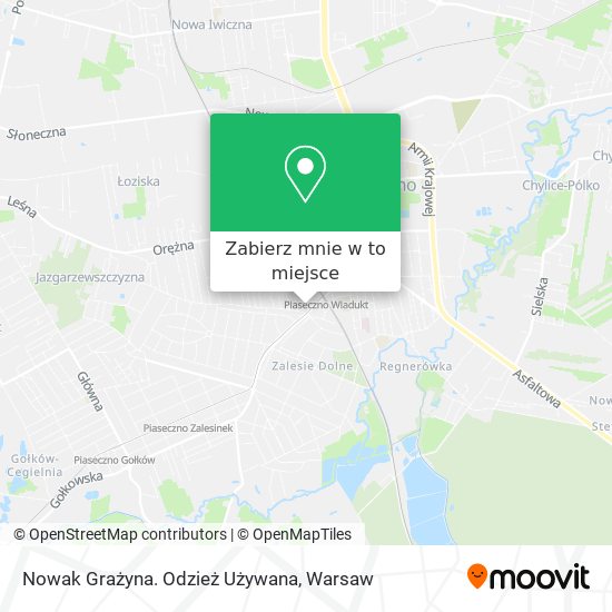 Mapa Nowak Grażyna. Odzież Używana