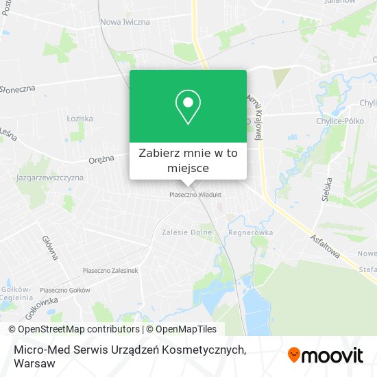 Mapa Micro-Med Serwis Urządzeń Kosmetycznych