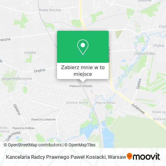 Mapa Kancelaria Radcy Prawnego Paweł Kosiacki