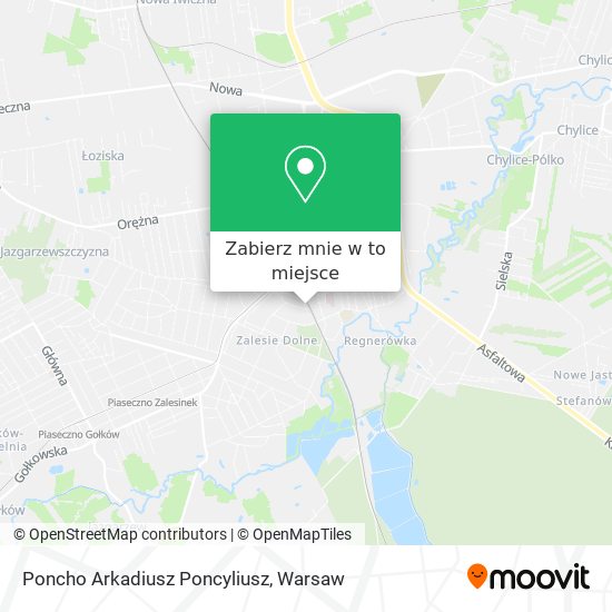 Mapa Poncho Arkadiusz Poncyliusz