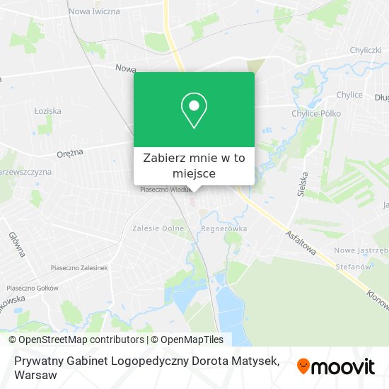 Mapa Prywatny Gabinet Logopedyczny Dorota Matysek