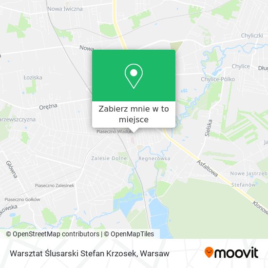 Mapa Warsztat Ślusarski Stefan Krzosek