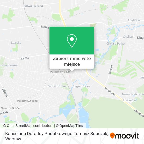 Mapa Kancelaria Doradcy Podatkowego Tomasz Sobczak