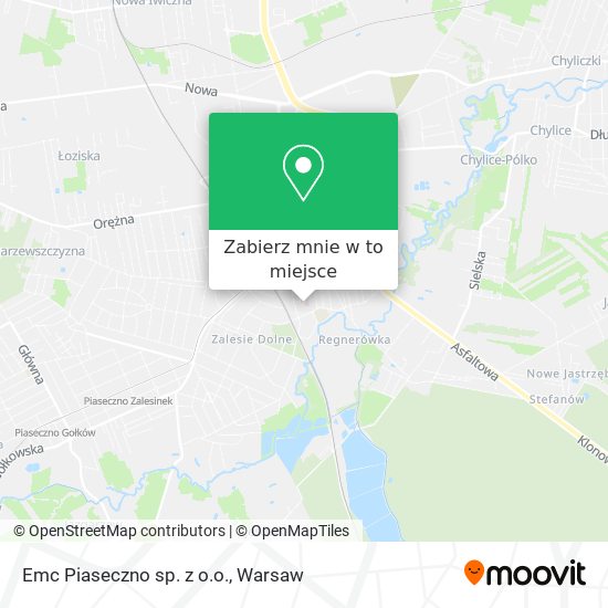 Mapa Emc Piaseczno sp. z o.o.