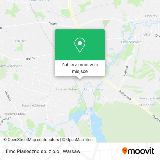 Mapa Emc Piaseczno sp. z o.o.