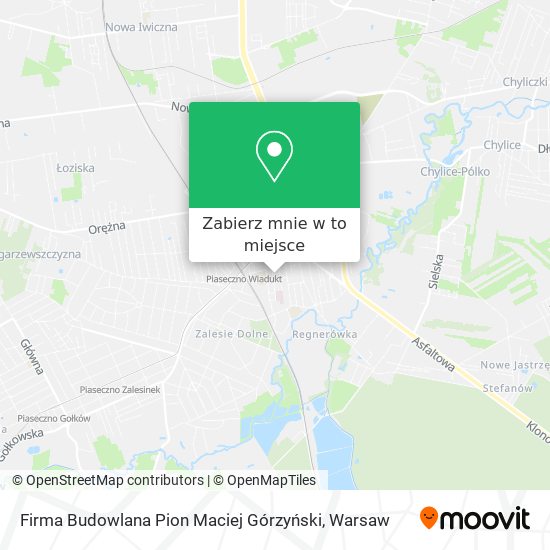 Mapa Firma Budowlana Pion Maciej Górzyński