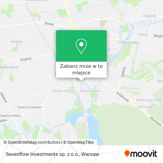 Mapa Sevenflow Investments sp. z o.o.