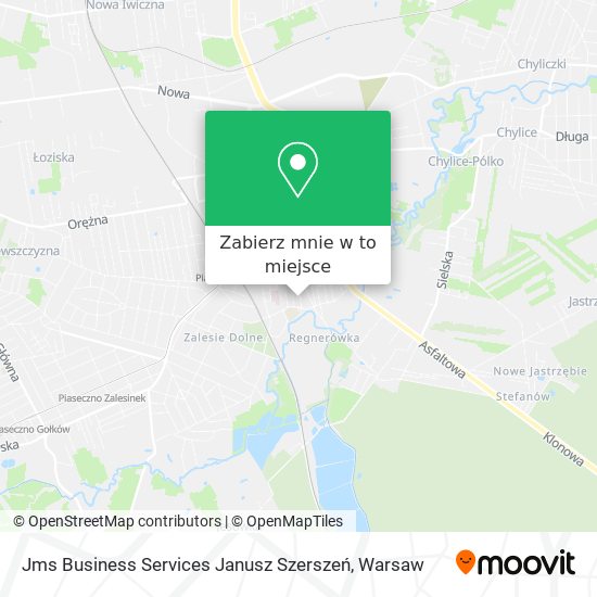 Mapa Jms Business Services Janusz Szerszeń