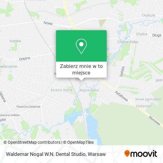 Mapa Waldemar Nogal W.N. Dental Studio