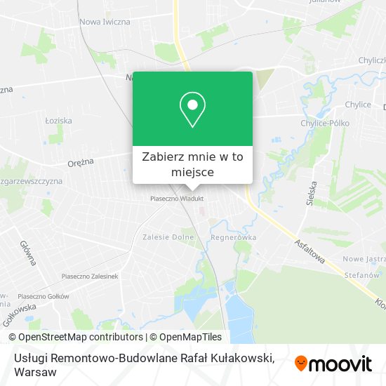 Mapa Usługi Remontowo-Budowlane Rafał Kułakowski