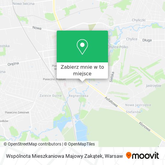 Mapa Wspólnota Mieszkaniowa Majowy Zakątek