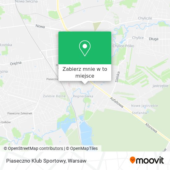 Mapa Piaseczno Klub Sportowy