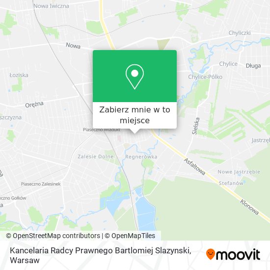 Mapa Kancelaria Radcy Prawnego Bartlomiej Slazynski