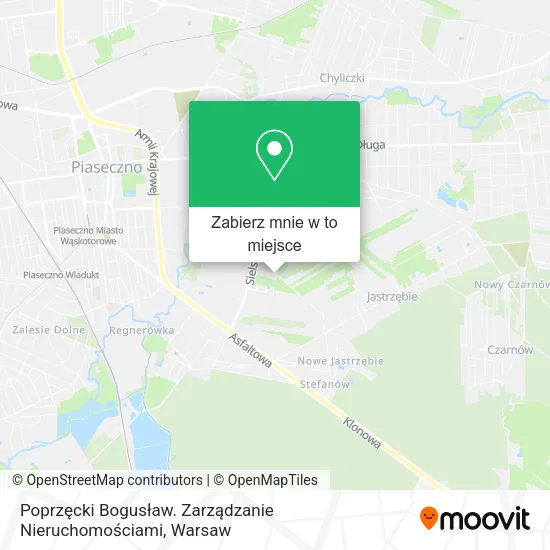 Mapa Poprzęcki Bogusław. Zarządzanie Nieruchomościami