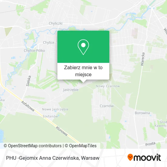 Mapa PHU -Gejomix Anna Czerwińska