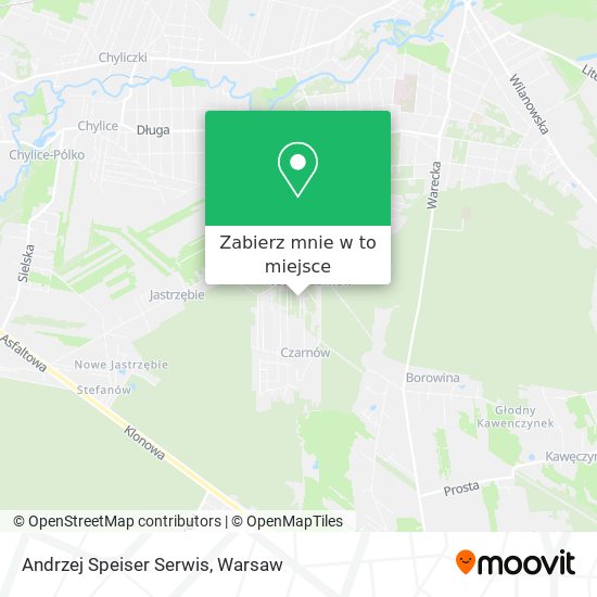 Mapa Andrzej Speiser Serwis