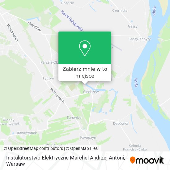 Mapa Instalatorstwo Elektryczne Marchel Andrzej Antoni